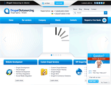 Tablet Screenshot of drupaloutsourcing.com